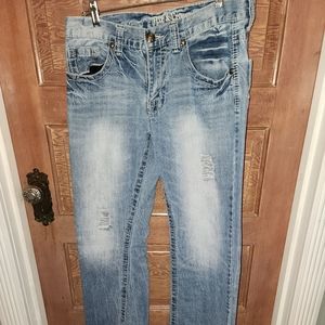 Axe and crown jeans